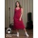 Female dress, size 54, burgundy color