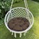 Billy swing pillow, diameter 60 cm, brown color