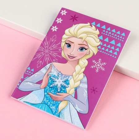 Notepad A6, 32 sheets on the clip "Elsa. Cold heart"-2