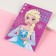 Notepad A6, 32 sheets on the clip "Elsa. Cold heart"