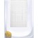 Anti -slip -slip -slip Nevis 39x68 cm, white