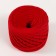 Knitted yarn set of tricolor, 3x30 m/100 g, width 7-9 mm (white, blue, red)