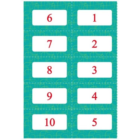 Multiplication and division table. Cards-riverbills. Ponatovskaya Yu.N.-3