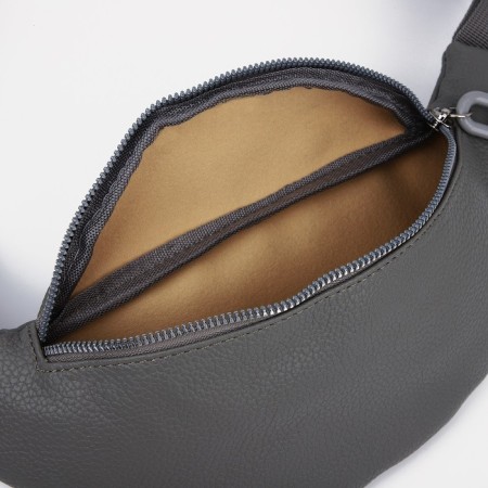 Lightning waist bag, gray color-5
