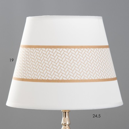 Loll table lamp E27 40W white-gold 25x25x41 cm Risalux-2