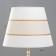 Loll table lamp E27 40W white-gold 25x25x41 cm Risalux