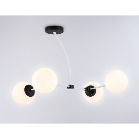 Suspended Ambrella Light, Modern, TR2542, 4HE27, white, black color-1