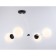 Suspended Ambrella Light, Modern, TR2542, 4HE27, white, black color