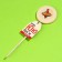 Lollipop with a seal on the stick "letter y", taste: Pimbir, 25 g. (18+)