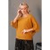Female jumper, size 46, mustard color
