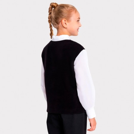 Jumper for a girl school, black color, height 146 cm-2