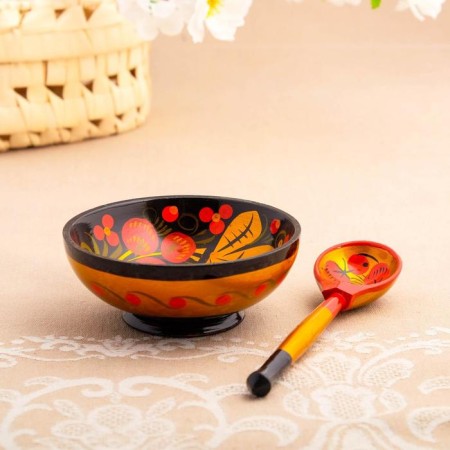 Set "Roset with a spoon", 10 × 4 × 10 cm, Khokhloma-9