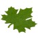 Stickers "maple leaves", set 4 pcs.