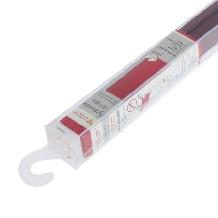 Rolled curtain 140 x 175 cm, Plain, dark brown color-3