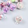 Suspension for creativity plastic "Ball - Strazinki" MIX 2.4x2x2 cm