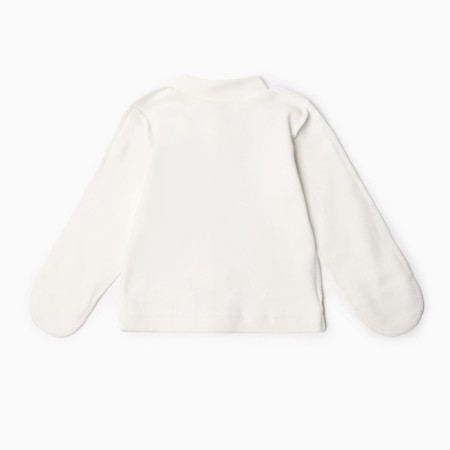 Blouse with closed handles, milk/bears, height 62 cm-3