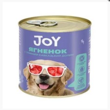 Wet feeding joy joy -moist moist for dogs of medium and large breeds, lamb 340 gr.