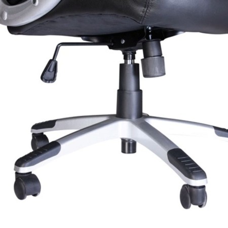 Office armchair Brabix Grand EX-500, genuine leather, black-4