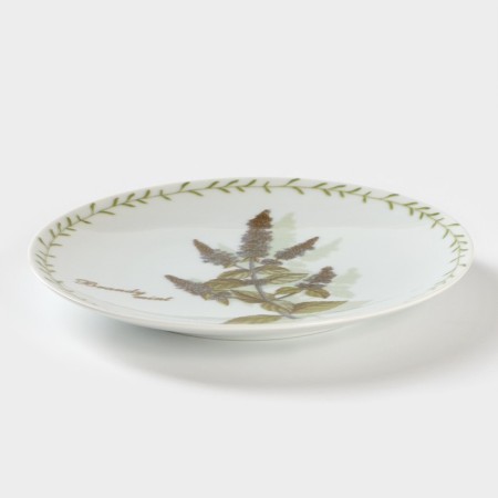 Porcelain plate "Botanika. Mint ", d = 20 cm-1