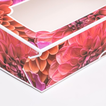 Folding box with a window for marshmallows "Georgins", 25 x 15 x 7 cm-4