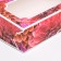 Folding box with a window for marshmallows "Georgins", 25 x 15 x 7 cm