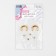 Fasteners for handles on a bag, metal, 1.8 × 1.5 × 0.5 cm, 2 pcs, 4 screws, gold color