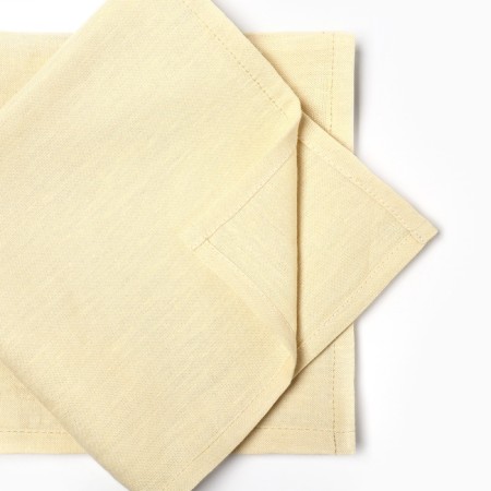A set of napkins with a decorative. Rings Ethel Sun 40x40 cm - 4 pcs, 100% flax-6