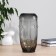 VAZ Glass Table "Face" 29 cm, gray