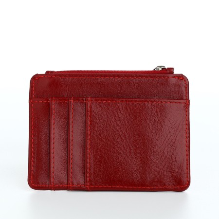 Busmaker leather, Textura, 8 cards, red color-3