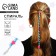 Hair decoration, spiral "for the most stylish" 22 cm