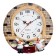 Wall clock, series: kitchen, "groan", smooth move, d-20 cm