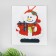 Set for creativity - Create a Christmas tree decoration from a felt "Snowman with a gift"