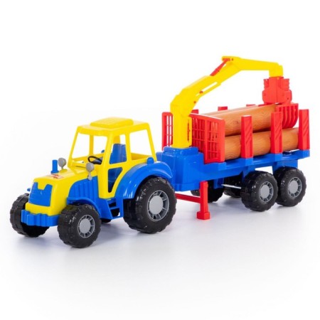 Altai Tractor with a semi-trailer lieutenant-3