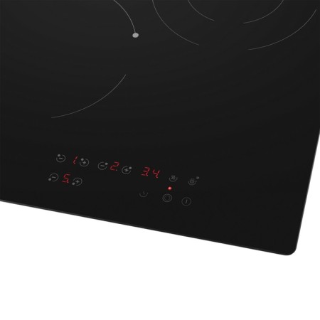 Honing surface Homsair HVC43DBK, electric, 3 burners, sensor, black-3