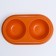 Bamboo double bamboo, 23.5 x 13 x 5 cm, orange