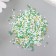 Glass beads 11/0 "matte. Melange Green" 10 g