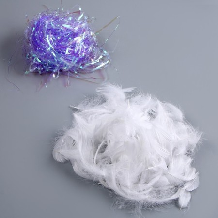 Set for creativity and decor "Features White + Filler", Purple color-1