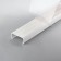 Cable-channel 22x10mm 2.2m "decoration" with a glue base, 001-g white glossy