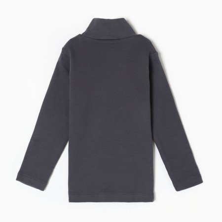 Turtleneck for a boy, graphite color, height 110 cm-3