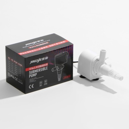 Aquarium pump Jingye JY-810, 800 l/h, 15 W, water lifting height 1 m-6