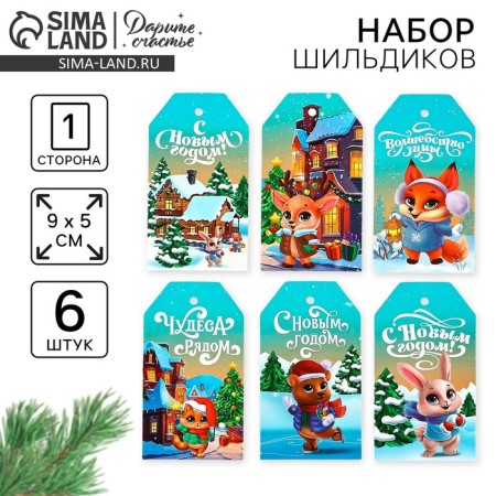 Schildik decorative in the set "Miracles nearby", 5 x 9 cm, New Year