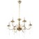 Maldiva chandelier 6he14 40W gold 62x62x32-82cm Bayerlux