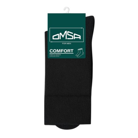 Male socks Omsa Comfort, size 45-47, Nero color