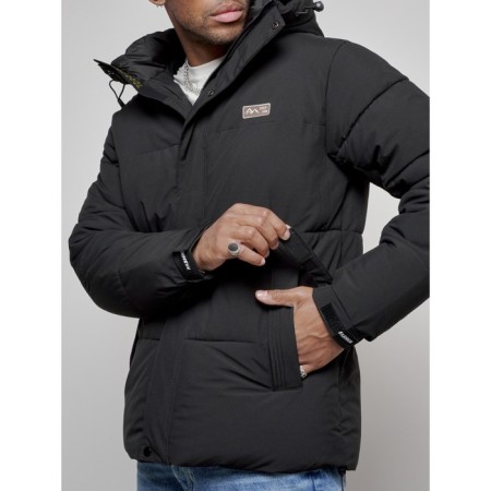 Male Winter jacket, size 58, black color-10
