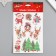 Stick plastic interior volumetric "New Year's trip" with glitter inside 31x18 cm