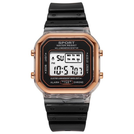 Watch wasry electronic, black