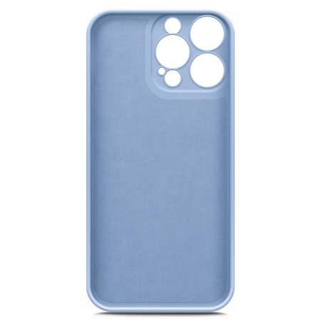 Borasco cover for the iPhone 14 Pro Max, Soft Touch, silicone, microfiber, lavender-1