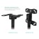Broat Black 32 "-80" Max.68kg Ceiling Tilt Crill Crane