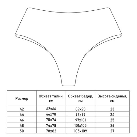 Female swimming trunks Minaku Brazilians, Blue color, size 44-7