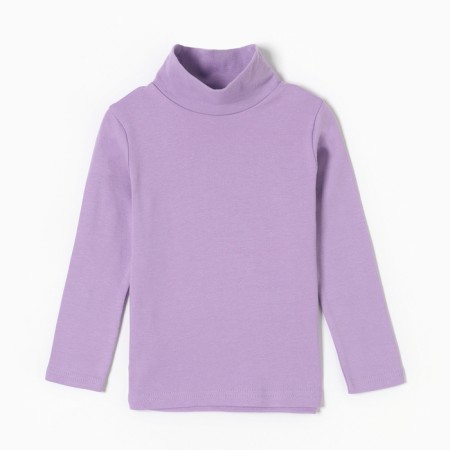 Turtleneck for girls, lilac color, height 98 cm